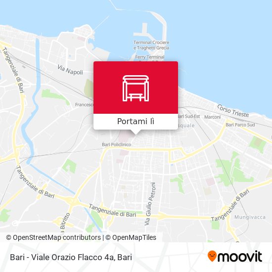 Mappa Bari - Viale Orazio Flacco 4a