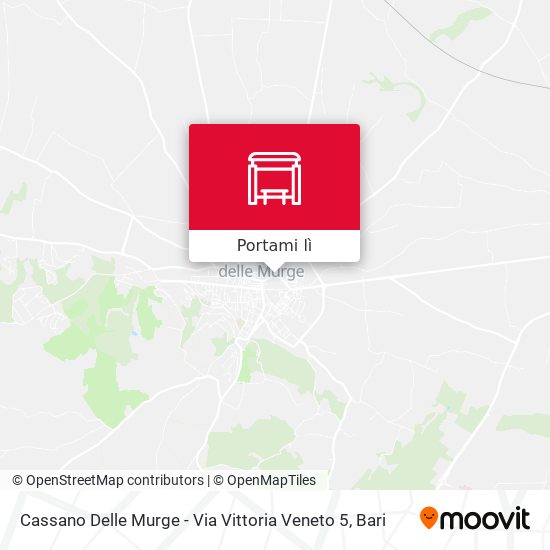 Mappa Cassano Delle Murge - Via Vittoria Veneto 5