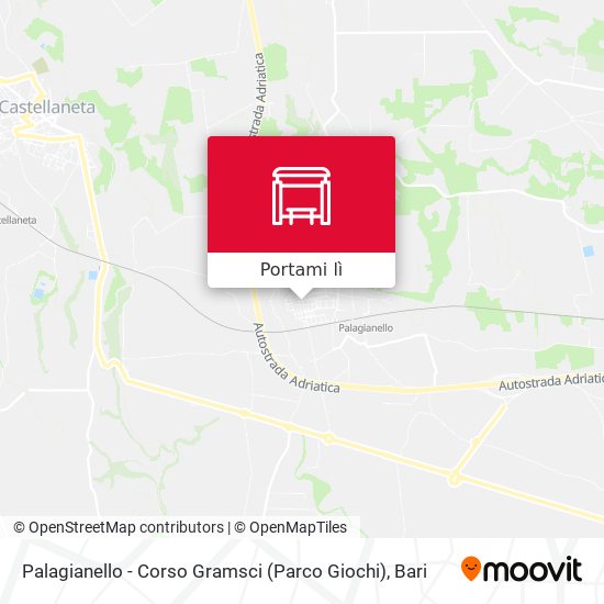 Mappa Palagianello - Corso Gramsci (Parco Giochi)