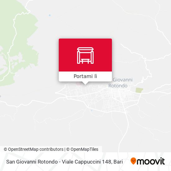 Mappa San Giovanni Rotondo - Viale Cappuccini 148