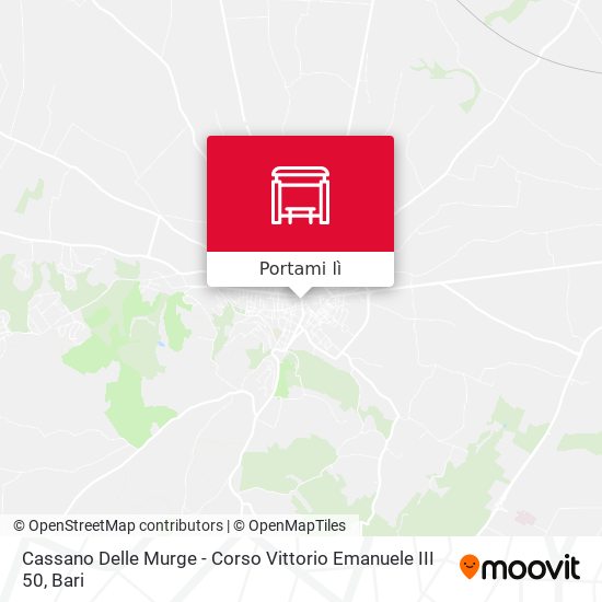 Mappa Cassano Delle Murge - Corso Vittorio Emanuele III 50