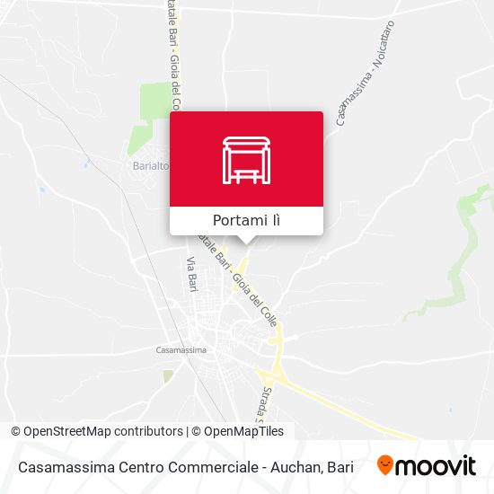 Mappa Casamassima Centro Commerciale - Auchan