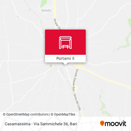 Mappa Casamassima - Via Sammichele 36