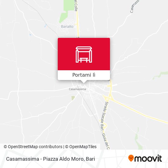 Mappa Casamassima - Piazza Aldo Moro