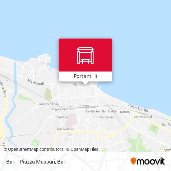 Mappa Bari - Piazza Massari