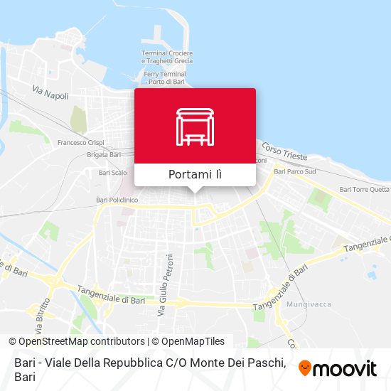 Mappa Bari - Viale Della Repubblica C / O Monte Dei Paschi