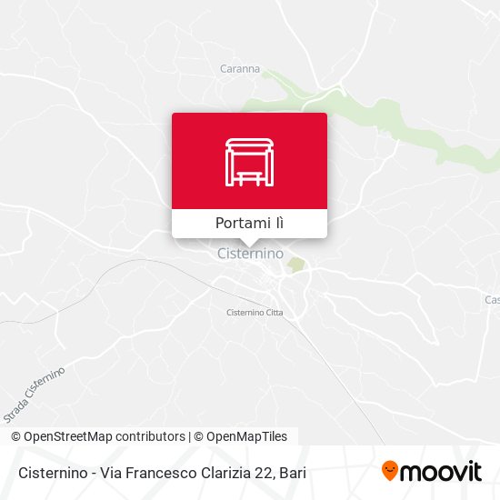 Mappa Cisternino - Via Francesco Clarizia 22