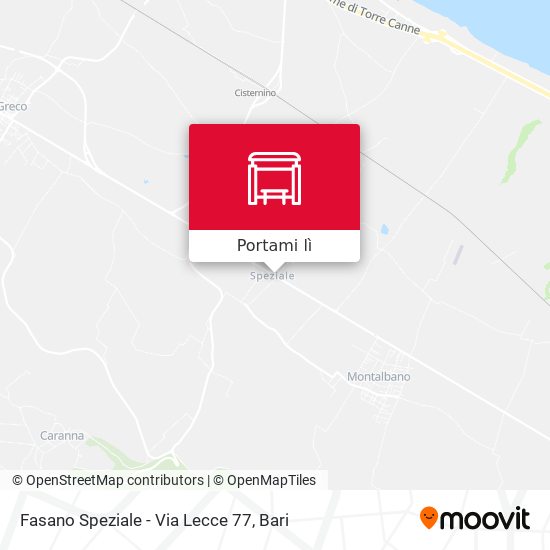 Mappa Fasano Speziale - Via Lecce 77