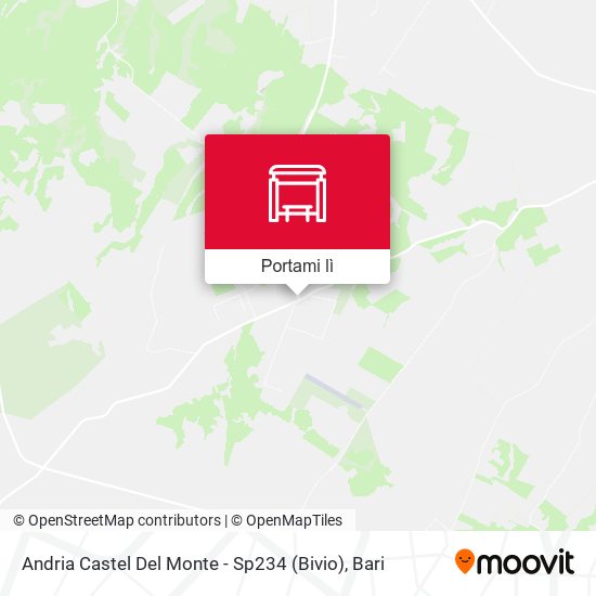Mappa Andria Castel Del Monte - Sp234 (Bivio)