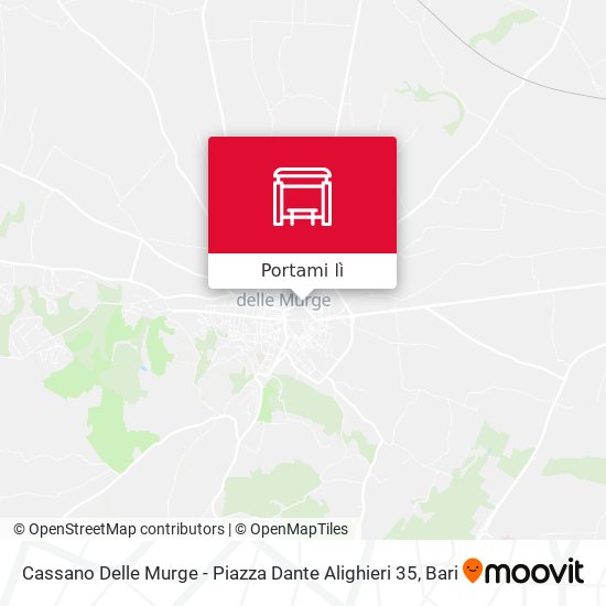 Mappa Cassano Delle Murge - Piazza Dante Alighieri 35