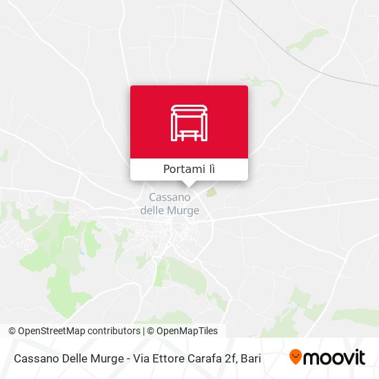 Mappa Cassano Delle Murge - Via Ettore Carafa 2f