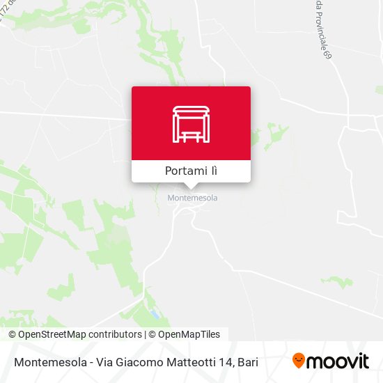 Mappa Montemesola - Via Giacomo Matteotti 14