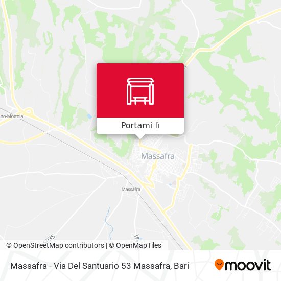 Mappa Massafra - Via Del Santuario 53 Massafra