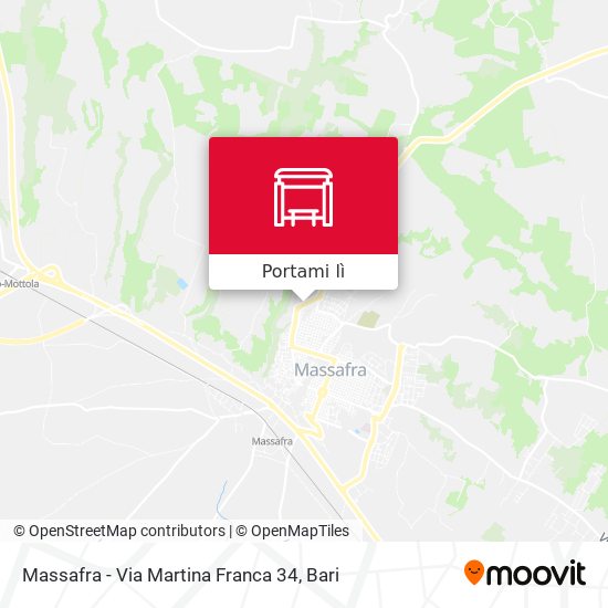 Mappa Massafra - Via Martina Franca 34