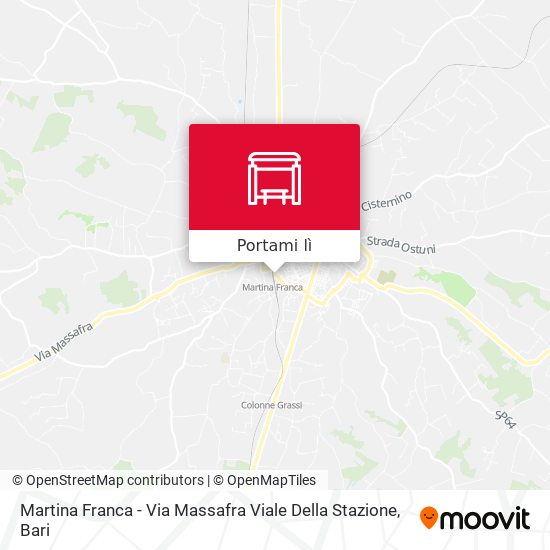 Mappa Martina Franca - Via Massafra Viale Della Stazione