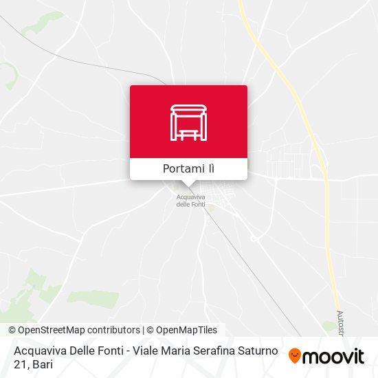 Mappa Acquaviva Delle Fonti - Viale Maria Serafina Saturno 21