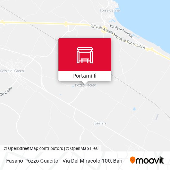 Mappa Fasano Pozzo Guacito - Via Del Miracolo 100