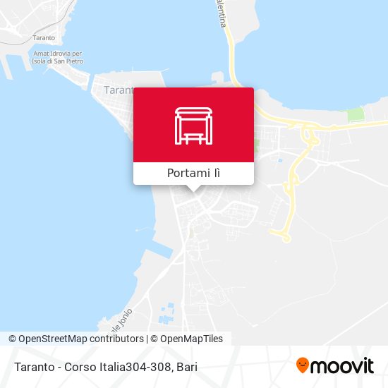 Mappa Taranto - Corso Italia304-308