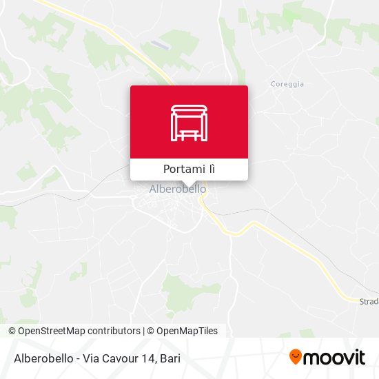 Mappa Alberobello - Via Cavour 14
