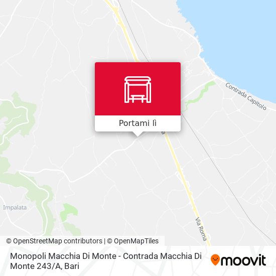 Mappa Monopoli Macchia Di Monte - Contrada Macchia Di Monte 243 / A