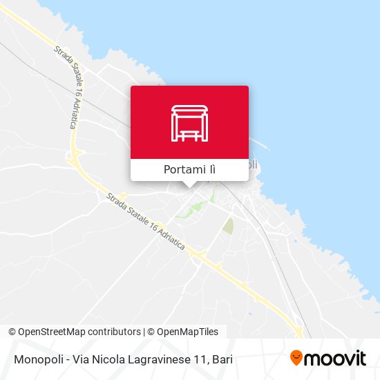 Mappa Monopoli - Via Nicola Lagravinese 11