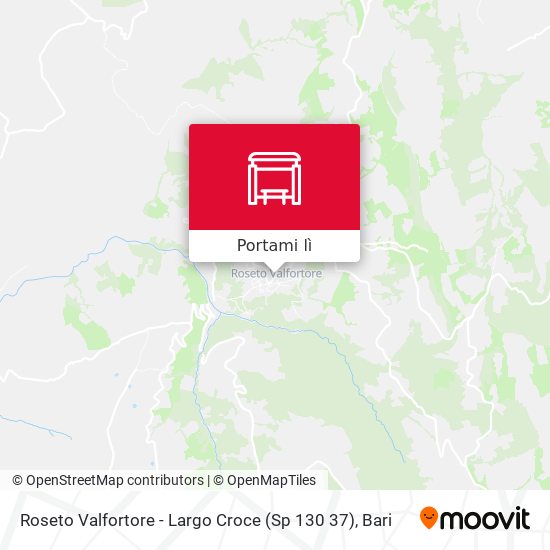 Mappa Roseto Valfortore - Largo Croce (Sp 130 37)