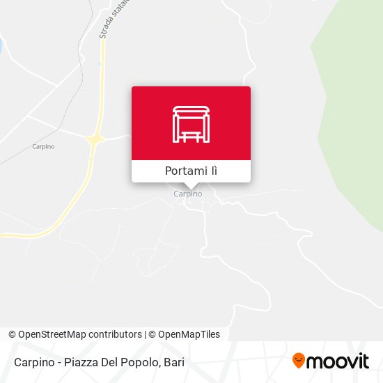 Mappa Carpino - Piazza Del Popolo