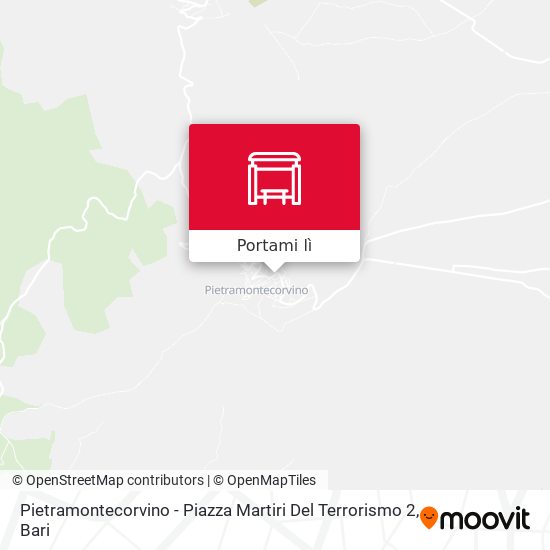 Mappa Pietramontecorvino - Piazza Martiri Del Terrorismo 2