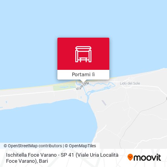 Mappa Ischitella Foce Varano - SP 41 (Viale Uria Località Foce Varano)