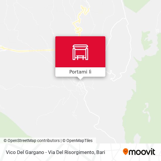 Mappa Vico Del Gargano - Via Del Risorgimento