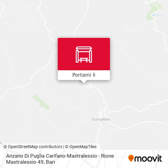 Mappa Anzano Di Puglia Carifano-Mastralessio - Rione Mastralessio 49