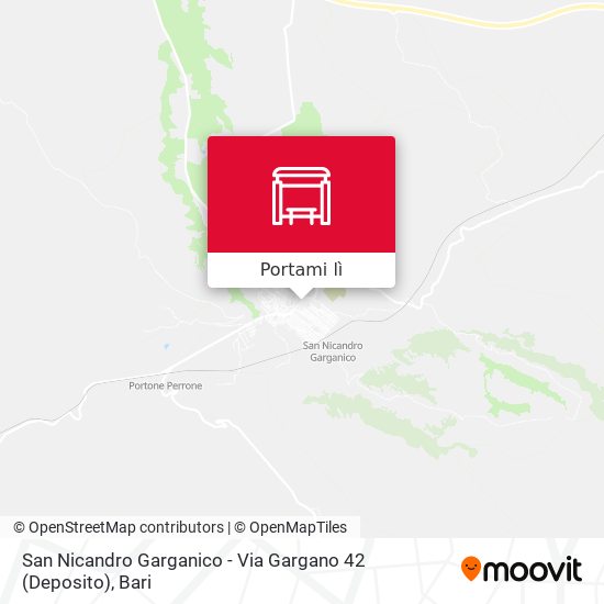 Mappa San Nicandro Garganico - Via Gargano 42 (Deposito)
