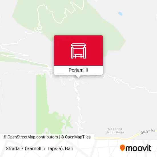 Mappa Strada 7 (Sarnelli / Tapsia)