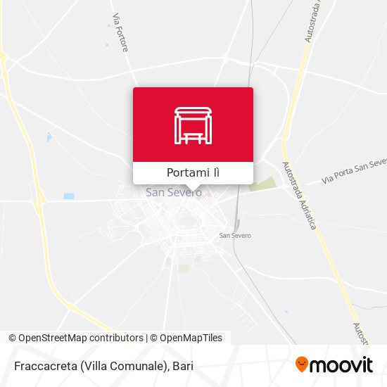 Mappa Fraccacreta (Villa Comunale)