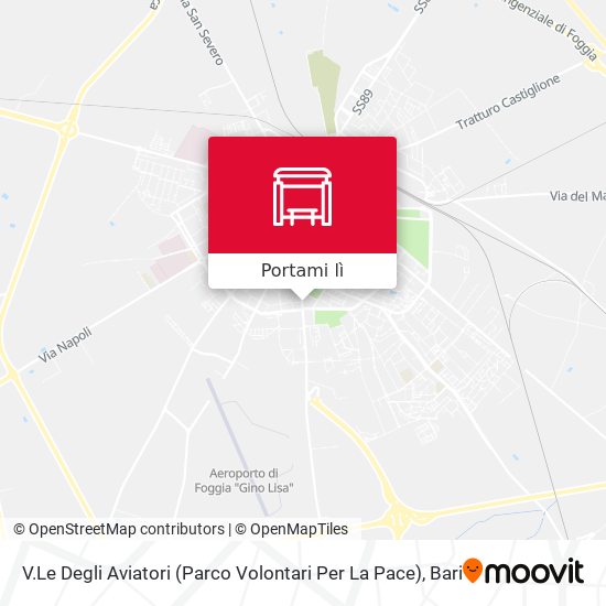 Mappa V.Le Degli Aviatori (Parco Volontari Per La Pace)