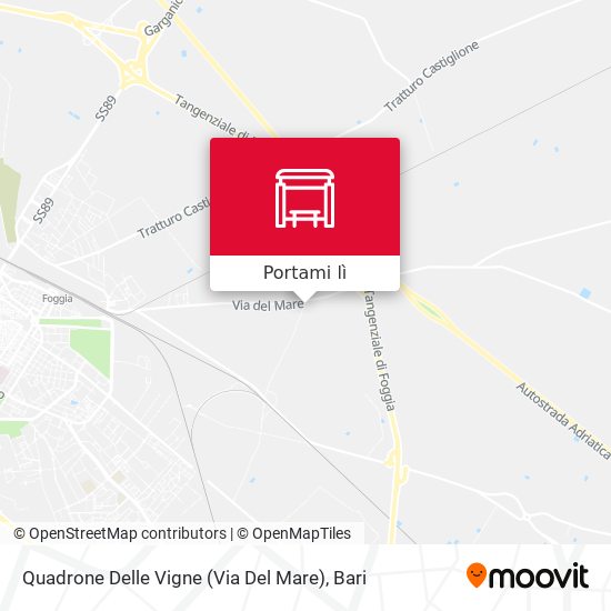 Mappa Quadrone Delle Vigne (Via Del Mare)
