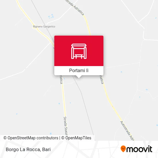 Mappa Borgo La Rocca