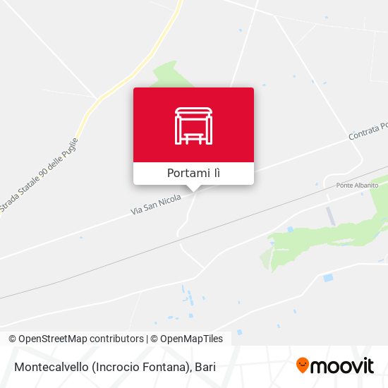 Mappa Montecalvello (Incrocio Fontana)