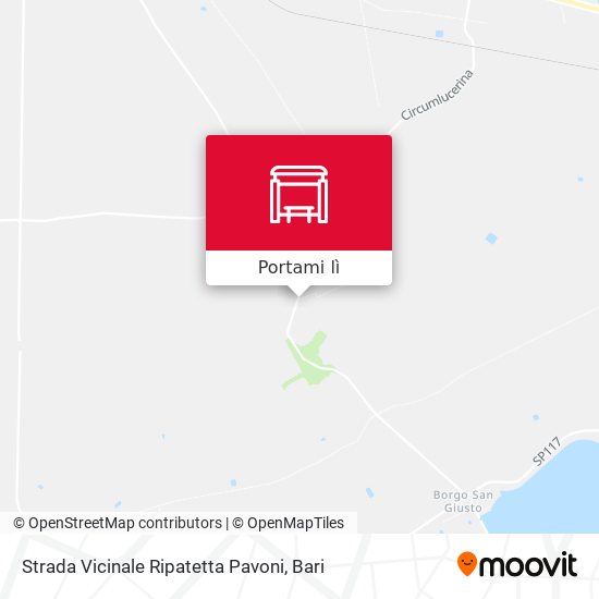 Mappa Strada Vicinale Ripatetta Pavoni