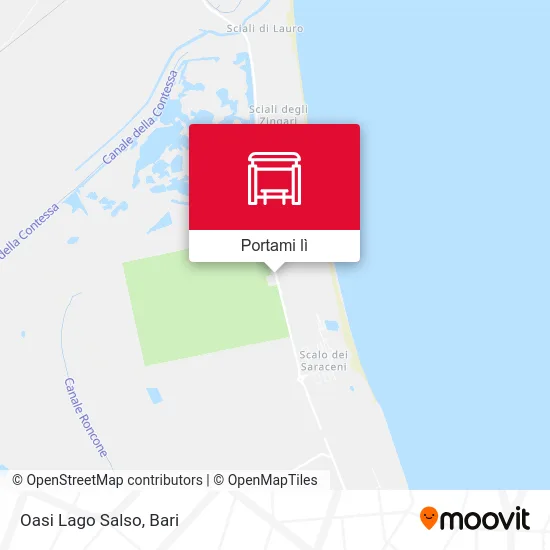 Mappa Oasi Lago Salso