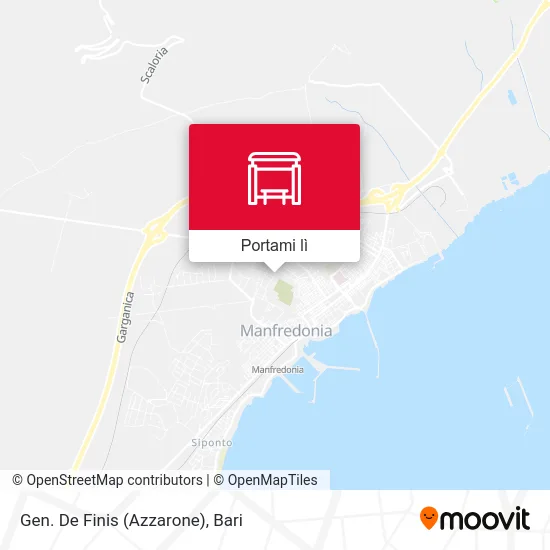 Mappa Gen. De Finis (Azzarone)