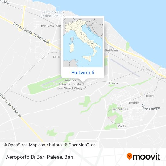 Mappa Aeroporto Di Bari Palese