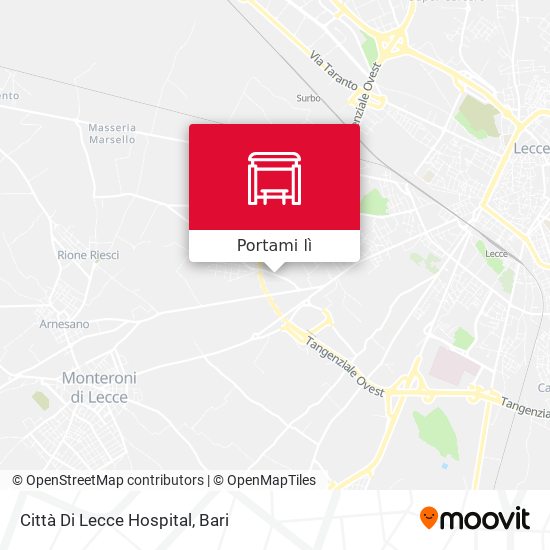Mappa Città Di Lecce Hospital