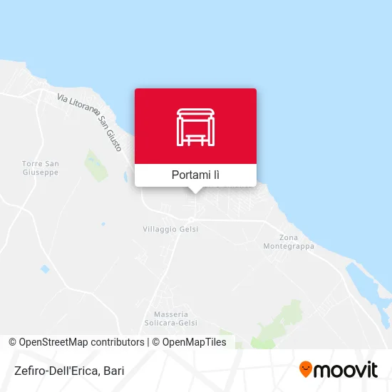 Mappa Zefiro-Dell'Erica