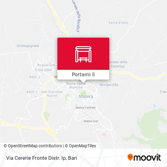 Mappa Via Cererie Fronte Distr. Ip