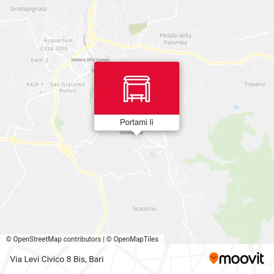 Mappa Via Levi Civico 8 Bis