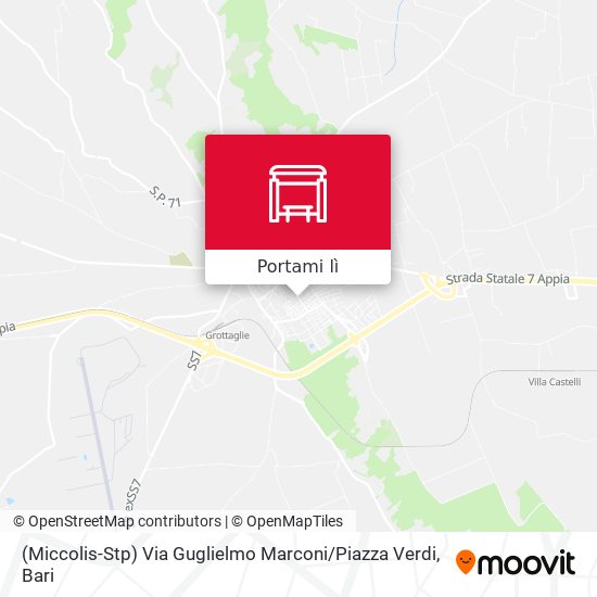 Mappa (Miccolis-Stp) Via Guglielmo Marconi / Piazza Verdi