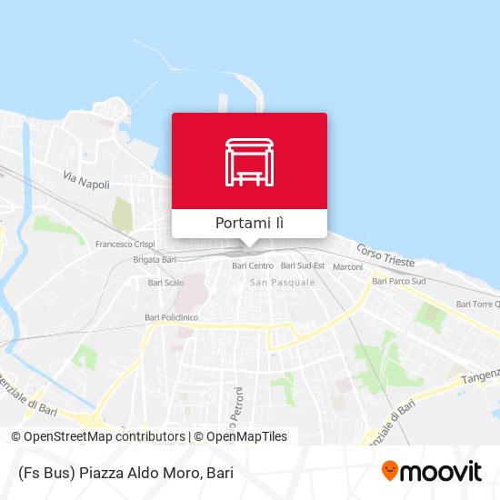 Mappa (Fs Bus) Piazza Aldo Moro