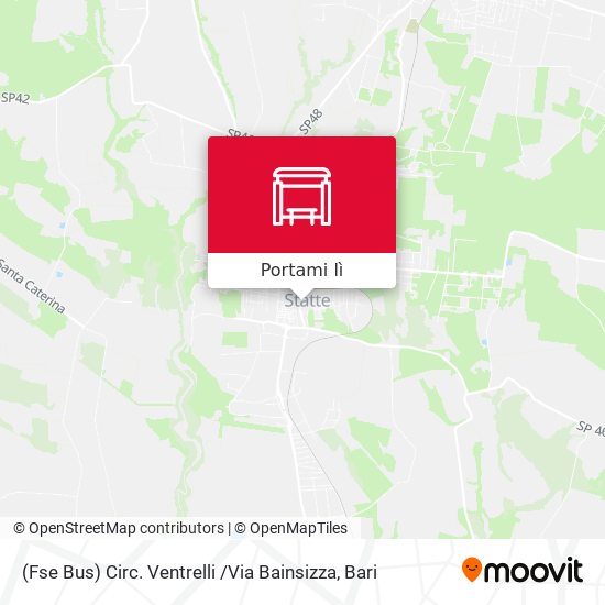 Mappa (Fse Bus) Circ. Ventrelli /Via Bainsizza