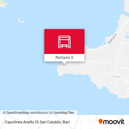 Mappa Capolinea Anello Di San Cataldo